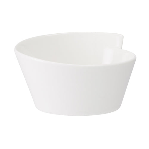 Villeroy Boch 10-2525-1901 Bowl, 12-1/2 oz., round, free form, dishwasher & microwave safe, white, premium