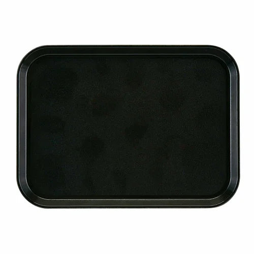 Cambro 1418110 | Camtrayr | Rectangular 14 in x 18 in Black Tray