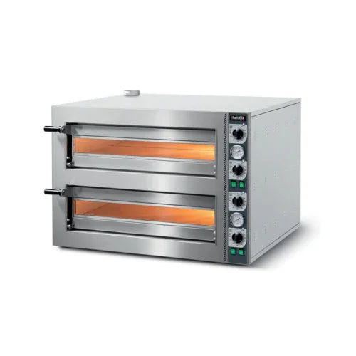 ITALIANA CP425/2 electric deck pizza oven with two 20-inch cooking surfaces