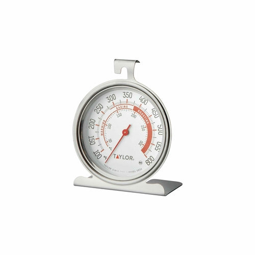 Taylor 5932 Oven Thermometer, 3 in  dial with glass lens, 100ø to 600øF (50ø to 300ø C)tempe