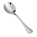 Browne 503213 Luna Soup Spoon, 7-1/4 in , round bowl, 18/10 stainless steel, mirror finish