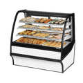 True TDM-DC-48-GE/GE-W-W Display Merchandiser, dry, non-refrigerated, 48-1/4 in W, with lift up curved gl