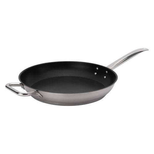 Browne 5734062 Elements Fry Pan, 12-1/2 in  dia. x 2 in H, riveted hollow cool touch handle, op