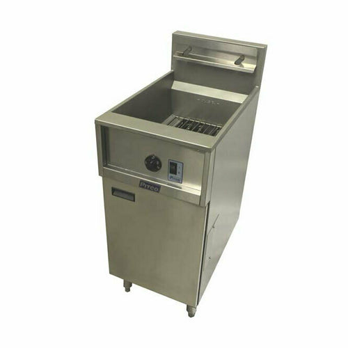 Pitco E35 Fryer, electric, floor model, full frypot, 35 lb. oil capacity, thermostat with