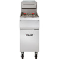 Vulcan 1GR65M Fryer, gas, 21 in  W, free-standing, 65-70 lb. capacity, millivolt thermostat co