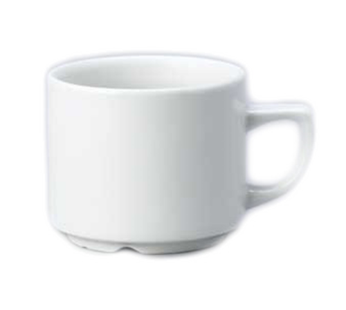 Churchill WH  COL 1 Tea Cup, 7 oz., rolled edge, microwave & dishwasher safe, ceramic, eco glazed fi
