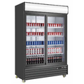 Efi C2S-52.4GD Refrigerator Merchandiser, two-section, 50 cu. ft. capacity, bottom-mounted self