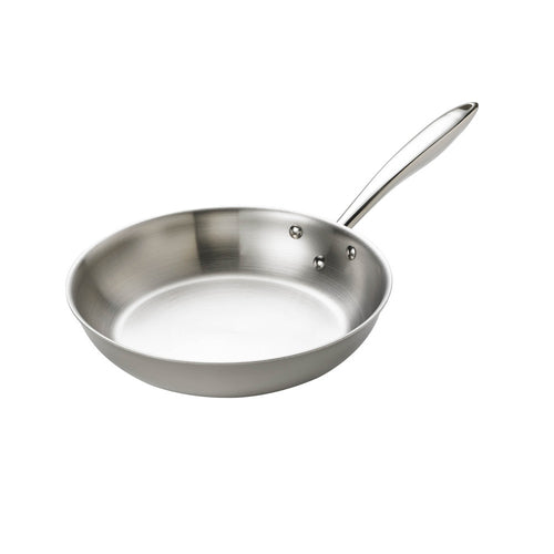 Thermalloy 5724093 Thermalloyr Fry Pan, 9-1/2 in  dia. x 2 in H, without cover, off-set riveted han