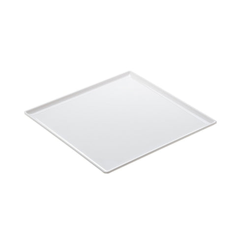 Tableware Solutions T8425 Tray, 12 in  x 12 in , square, dishwasher safe, melamine, snow white, Leone