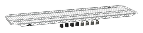 Metro EZA-1860NC Super Erecta EZ-ADD Shelf, wire, 60 in W x 18 in D, includes: (4) EZ-ADD polymer