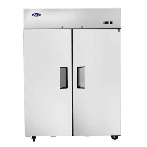 Atosa MBF8002GR Atosa Freezer, reach-in, two-section, 51-7/10 in W x 31-7/10 in D x 81-3/10 in H