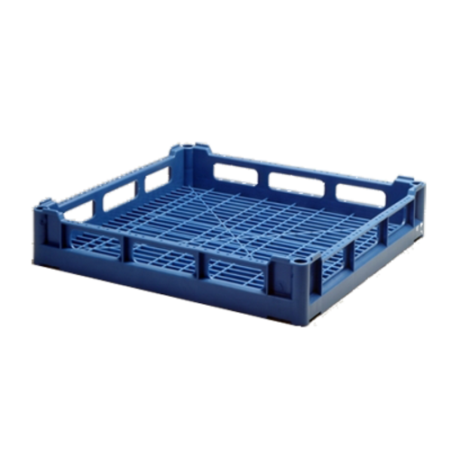 Eurodib CC00019 Lamber Dishwasher Open Rack, 19-3/4 in W x 19-3/4 in D x 4 in H, plastic, blue