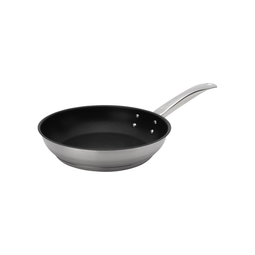 Browne 5734058 Elements Fry Pan, 8 in  dia. x 1-3/5 in H, riveted hollow cool touch handle, ope