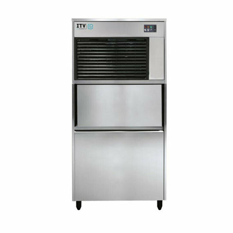 Itv Ice Makers IQ 300C ICE QUEEN Ice Maker, self-contained, composed by two parts, flake-style ice, 20-