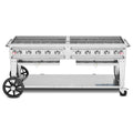 Crown Verity CV-RCB-72 Pro Series Grill, LP gas, 81 in L x 28 in D, 10 burners, stainless steel constru