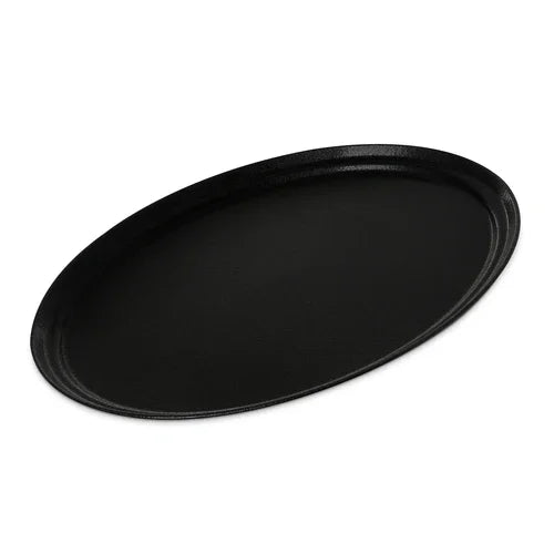 Carlisle 2700GR2004 | Griptite 2 Serving Tray Oval 27 in L x 22 in W Black