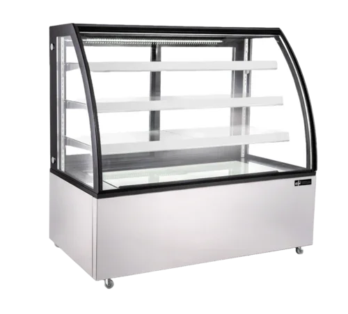 EFI CGCM-6156 | Versa Display | Refrigerated Display Case Curved Glass 60.6 in W