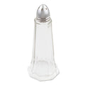 Browne 575182 Salt & Pepper Shaker, 1.02 oz., 2 in  x 4-1/2 in H, universal holes, tower, clea