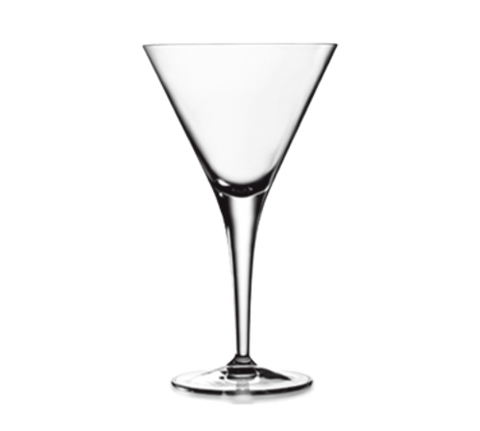 Luigi Bormioli A10275BR702AA04 Martini Glass, 7.25 oz., pure and transparent, durable, break resistant, heat tr