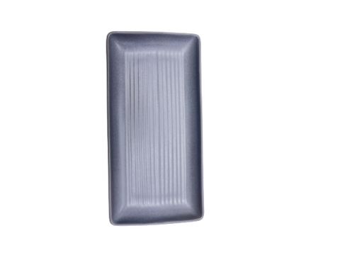 Creative Table TWS-F65-08 Rectangular Platter, Grey, 9.75 in  x 5 in  (25 x 12.5cm), dishwasher safe, micr