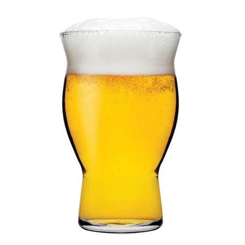 Pasabahce PG420118 Pasabahce Revival Beer Glass, 20 oz., 6-1/4 in H (3-3/4 in T 2-3/4 in B), flared