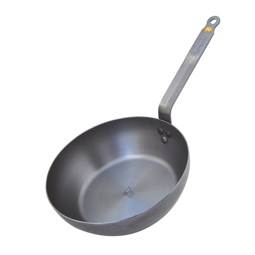 Browne 77561424 de Buyer Mineral B Element Country Fry Pan, 9-7/16 in  dia., round, riveted hand