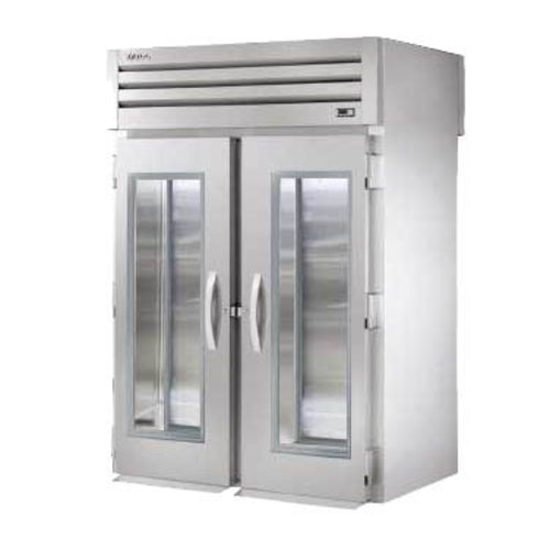 True STG2RRT-2G-2S SPEC SERIESr Refrigerator, roll-thru, two-section, (2) glass doors front, (2) st