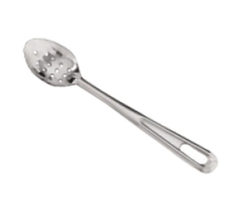 Browne 572132 Conventional Serving Spoon, 13 in L, perforated, grooved handle, full-length rei