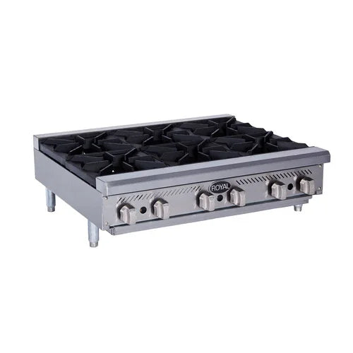 ROYAL RANGE RHP-24-4 hotplate with four 30,000 BTU open burners