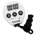 Taylor 5816N Chefs Timer & Stopwatch, 3/8 in  LCD display, shows time in minutes and seconds,