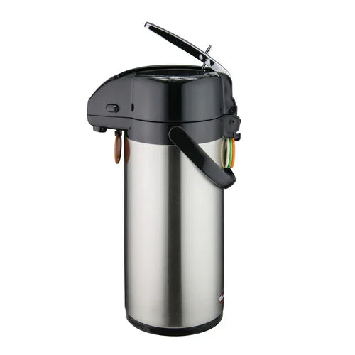 Winco APSK-725 | Airpot 2.5L Stainless Steel Lever-Top | Double Wall Insulated