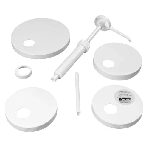 Carlisle 38310 | Standard Pump Kit | Includes pump and assorted lids