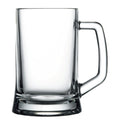 Pasabache PG55229 Pasabahce Beer Mug, 22 oz. (650ml), 6 in H, (3-1/2 in T 4 in B), with handle, cl