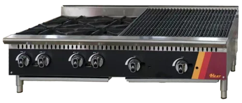 EFI HCT48-24HP-24CH-N | Versa Heat | Combination Cooktop Natural Gas 48 in W