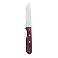 Browne 574340 Idaho Steak Knife, 10 in , rounded blade tip, full tang, Pakkawood handle, 18/0