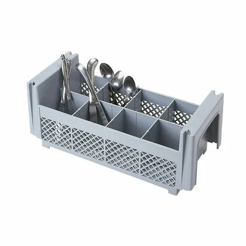 Cambro 8FBNH434151 | Camrack Flatware Washing Basket | Half Size 18 in x 7-3/4 in