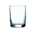 Arcoroc 43746 Room Tumbler Glass , 8 oz., glass, Arcoroc (H 3-5/8 in  T 2-3/4 in  B 2-5/8 in