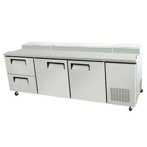 EFI CPDW2-93VC | Versa Chill | Refrigerated Pizza Prep Table 26 cu. ft.