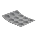 Browne 77185321D de Buyer Elastomoule Tartlets Mold, mini, (12) 45mm compartments, 8-1/4 in  x 6-