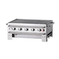 Crown Verity CV-PCB-36 Portable Grill, LP gas, 42 in , (5) 15,000 BTU burners, crash bars on front & si