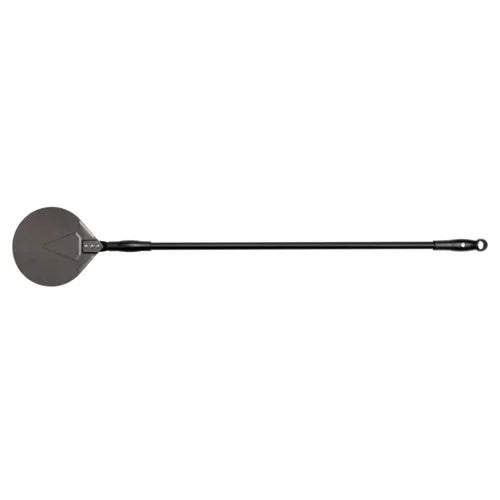 Browne 240856 Napolitani Stainless Steel Round Pizza Peels, 8 in  diameter, 56 in  long