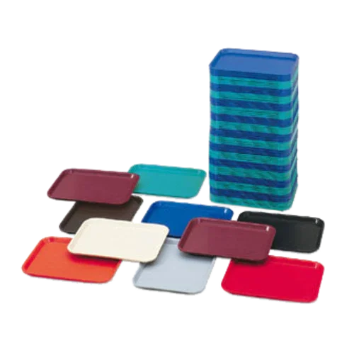 Vollrath 86127 | Fast Food Tray | 14" x 18" Polypropylene Royal Blue NSF