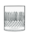 Luigi Bormioli A12769BYL02AA02 Double Old Fashioned Glass, 12.75 oz., 3-1/4 in  dia. x 3-3/4 in H, etched desig