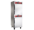 Vulcan VRH88 Cook/Hold Cabinet, double-deck, mobile, mechanical temperature controls, (6) wir