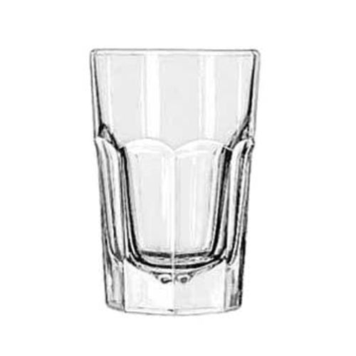 Libbey 15236 Hi-Ball Glass, 9 oz., DuraTuffr, Gibraltarr (H 4-3/4 in  T 3-1/8 in  B 2-1/2 in