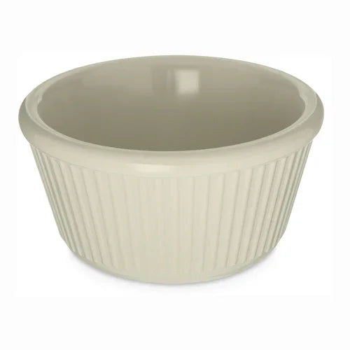 Carlisle S29142 | Ramekin 4 oz Fluted Melamine Bone | NSF BPA Free