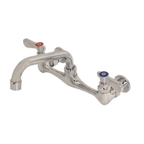 Omcan 39256 (39256) Faucet, splash-mounted, 8 in  center, 10 in  standard swivel spout (for