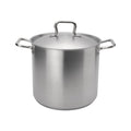 Browne 5733916 Elements Stock Pot, 16 qt., 11 in  dia. x 10 in H, with self-basting cover, rive