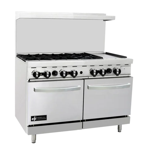 EFI RCTRS-6B-12G-N | Versa Heat | Restaurant Range 48 in Natural Gas 6 Burners