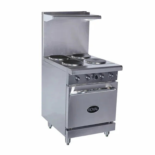 ROYAL RANGE RRE-4 electric restaurant range with four 2.0 kW hotplates